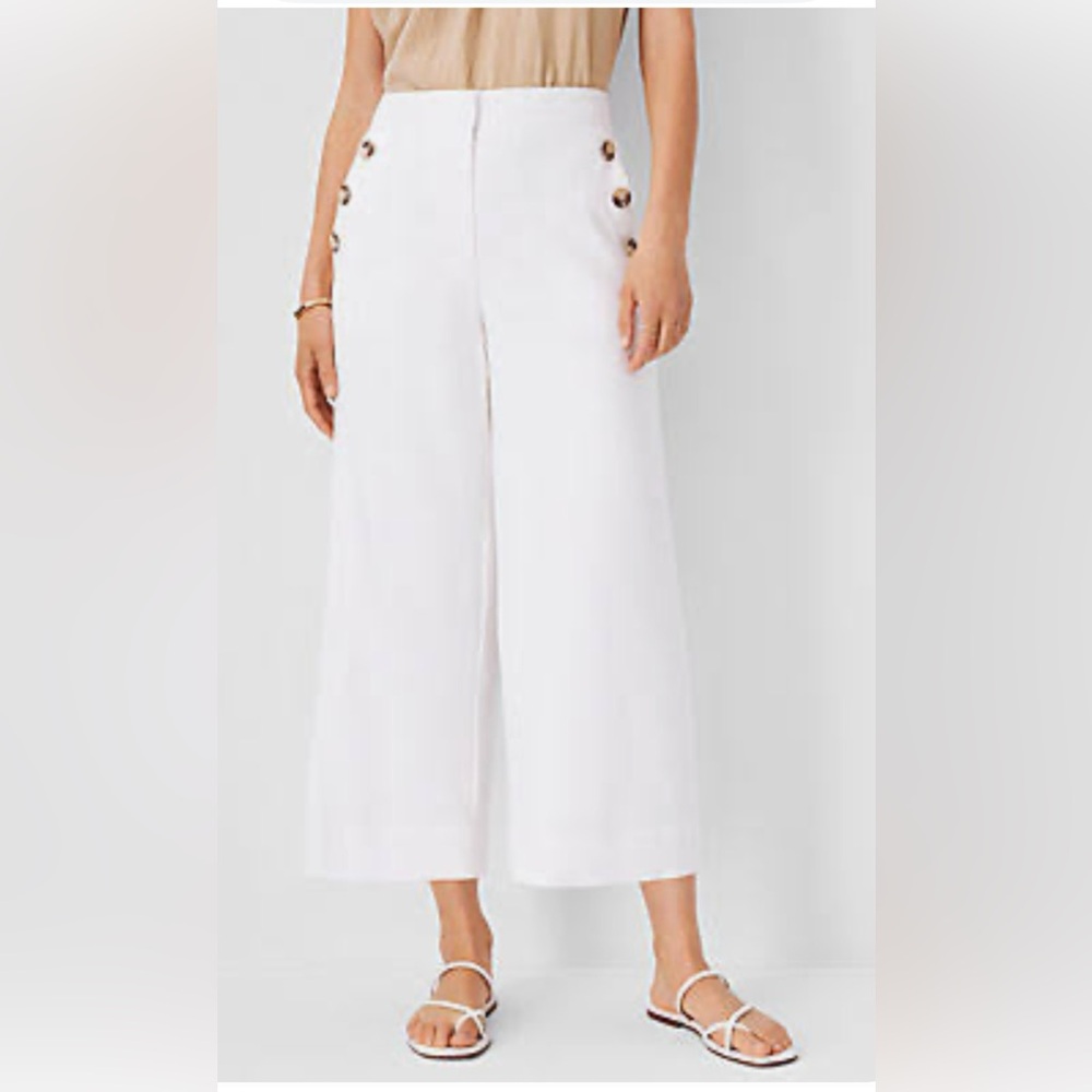 Ann Taylor Wide Leg Crops